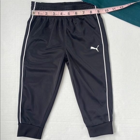 Puma Green and Black Set with Logo and Pant Stripe 2T - Picture 7 of 11